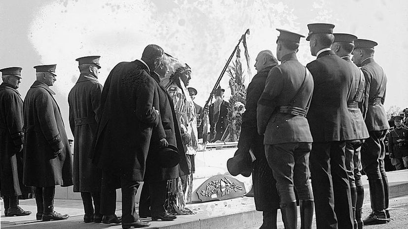Chief Plenty Coups, Tomb of Unknown Soldier
