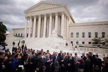 The U.S. Supreme Court building in Washington, D.C. 