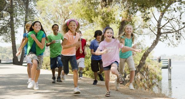 children playing