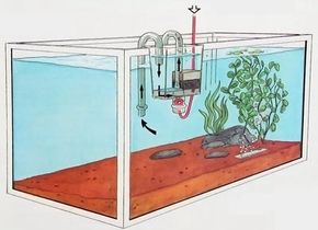 Fish aquarium hot sale filter system