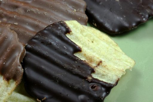 chocolate-covered potato chip