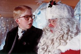 A Christmas Story actors of the santa and boy