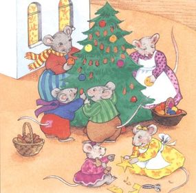 The Whiskers family had plenty of decorations now to create their very own special Christmas tree.