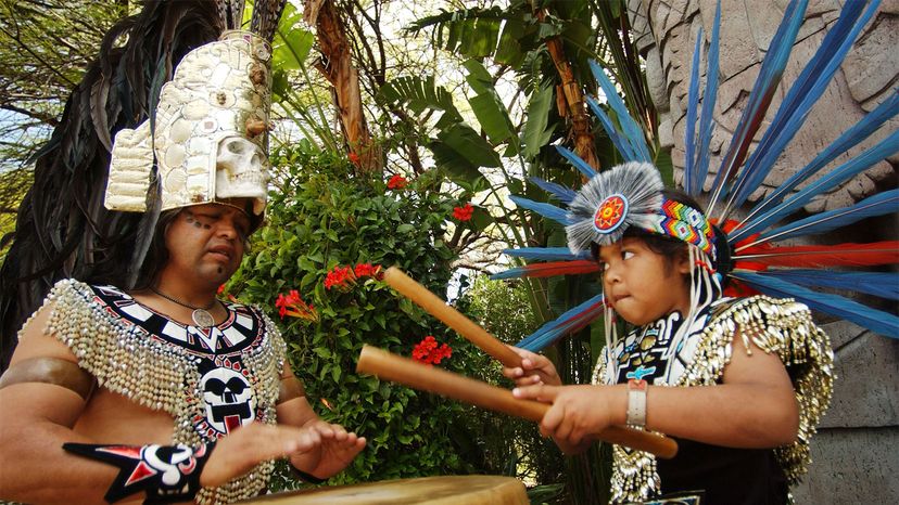 Aztec drumming, Cinco de Mayo celebration, California