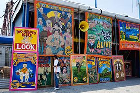 Coney island freak show