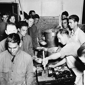 civilian conservation corps meals