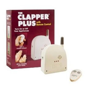 The Clapper Plus comes with a remote control.