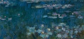 Green Reflections by Claude Monet is an oil on canvas (78-3/4 x 167-3/8 inches) housed at the Musée de L'Orangerie, Paris.