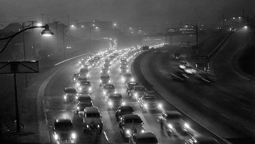 Los Angeles Smog 1954