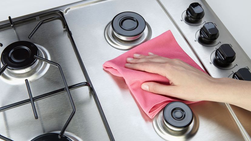 cleaning stove