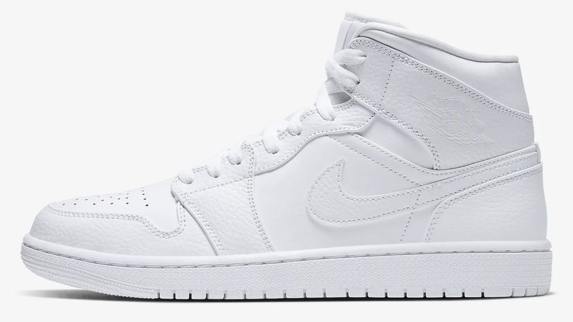 Clean on sale white jordans