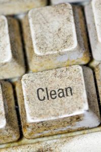 Grimy, dirty, sticky keys can spread germs and possibly cause your keyboard to stop working altogether. Use our tips to keep your keyboard clean and to cut down on germs.