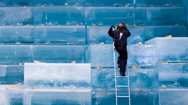 ice storage Icehotel Sweden