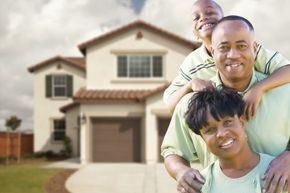 family outside home