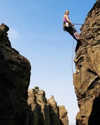 极限运动图片库攀岩等级能告诉你关于某条路线的什么信息?查看更多极限运动图片。＂width=