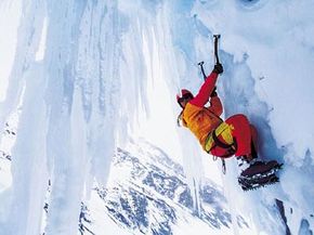 因为冰层经常变化，攀冰等级很难确定。＂width=