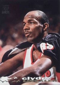 Clyde Drexler was known for his 43-inch vertical jump. See more pictures of basketball.