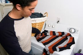 doing laundry