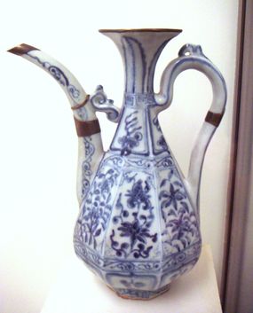 A Chinese vase made with cobalt from the early 1300s.