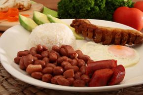 Bandeja paisa: It's got a little of everything.