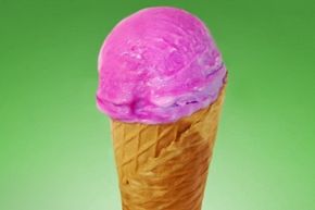 Ice cream that changes colors