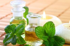 Peppermint oil can kill some forms of bacteria, but it hasn't been found to be clinically beneficial to humans in this regard.