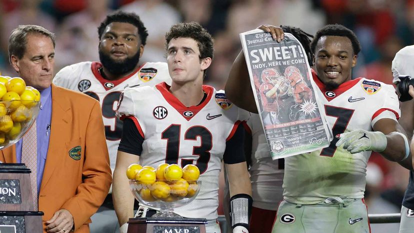 Georgia wins its first national championship in college football since 1980