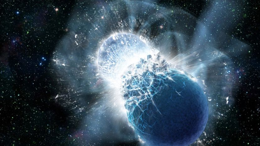 Neutron star collision