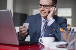 businessman on phone