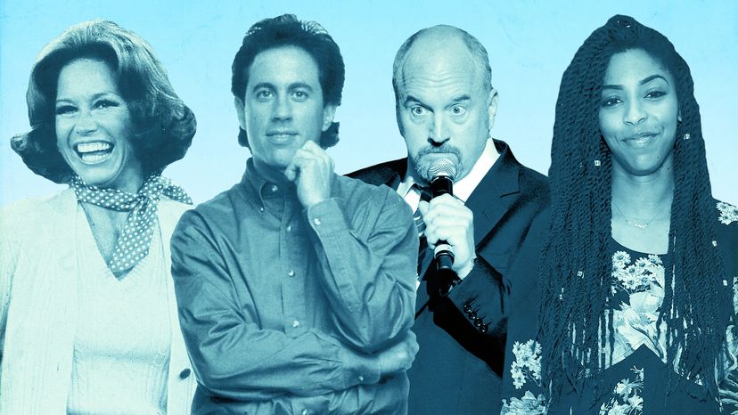 Mary Tyler Moore, Jerry Seinfeld, Louis C.K. and Jessica Williams