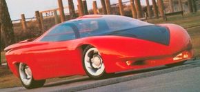 1988 Pontiac Banshee Concept Car front three-quarter view