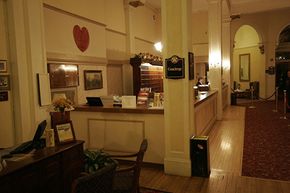 Concierge desk at The Mount Washington Hotel, New Hampshire­