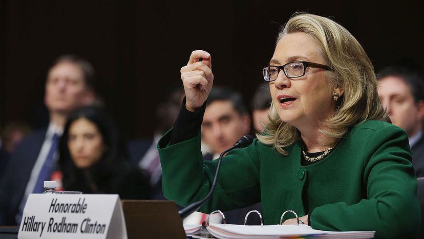 U.S. Secretary of State Hillary Clinton testifies before the Senate Foreign Relations Committee on Capitol Hill Jan. 23, 2013. Lawmakers questioned Clinton about the security failures during the attacks against the U.S. mission in Benghazi, Libya. Chip Somodevilla/Getty Images