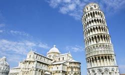 The Leaning Tower of Pisa -- perhaps the most famous construction mistake. See more famous landmark pictures.
