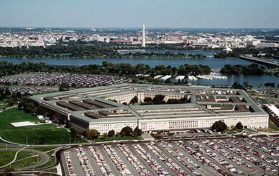 Aerial view of famous capital cities, no people.