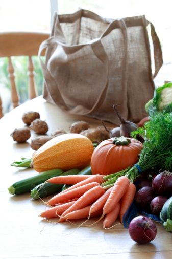 farmers' market vegetables