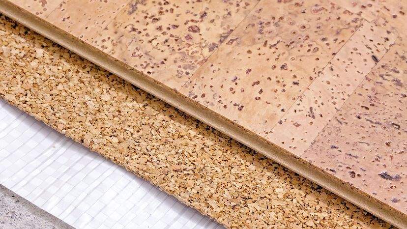 cork floor, adhesive