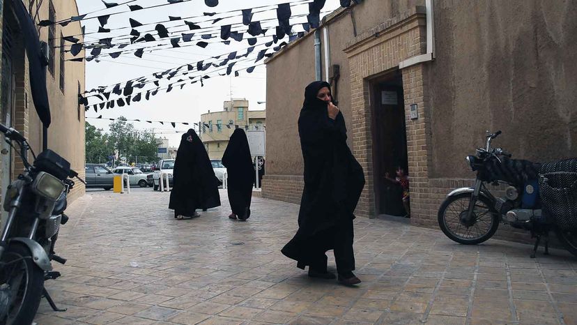 Today in Iran, women must wear a traditional Islamic hijab or risk imprisonment.