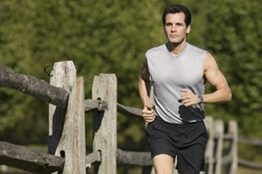 a man running