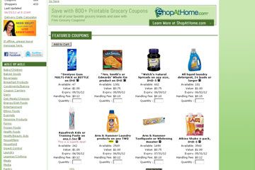 coupon clipping Web site