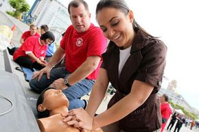 CPR - adult - series—Chest compressions: MedlinePlus Medical