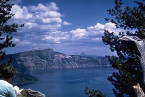 National Parks Image Gallery The startling blue waters of Crater Lake owe their color to the great depth of the crater. See more pictures of national parks.