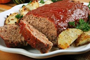 meatloaf and potatoes