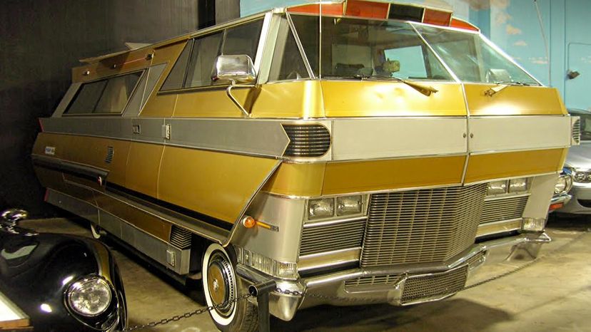 1971年的Star Streak Motorhome在加利福尼亚州萨克拉曼多的加利福尼亚汽车博物馆展出时会感到自豪。杰克·斯内尔（Jack Snell）通过flickr“width=