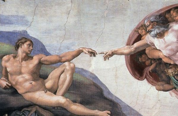 The Creation of Adam, Michelangelo.