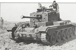 Many Cromwell Cruiser Tanks, such as this Cromwell A-27M Infantry Tank belonging to the Welsh Guards, had their 57mm guns re-bored to 75mm.