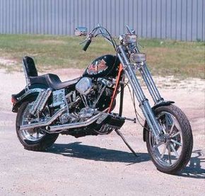 The Dual Glide custom chopper is basedoff a Harley-Davidson's frame.See more motorcycle pictures.