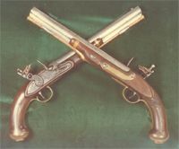 Dueling represents the masculine instinct to compete. See more pictures of guns.
