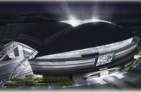 Artist's rendering of Dallas Cowboys stadium