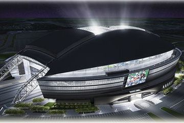 Artist's rendering of Dallas Cowboys stadium